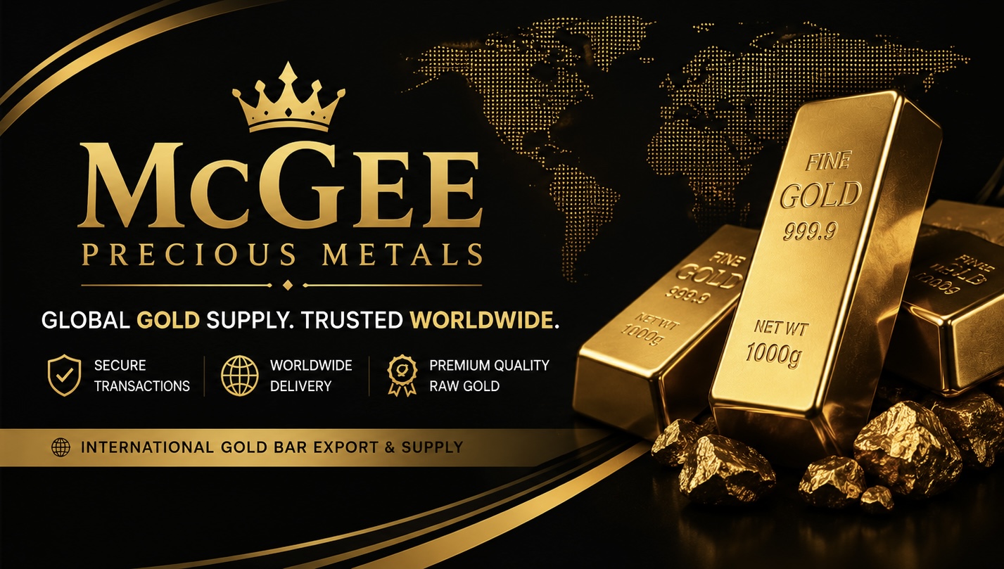 McGee Precious Metals — Global Gold Supply. Trusted Worldwide.